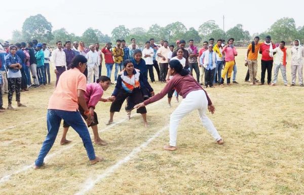रूद्री के मिनी स्टेडियम में 2 दिवसीय खंड स्तरीय खेल प्रतियोगिता शुरू