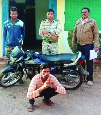बाइक चोरी, ओडिशा का आरोपी बंदी