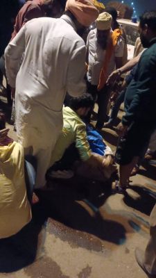  हीरापुर बंगाली होटल चौक के निकट ट्रक  ने युवक को रौंदा, आधी रात चक्का जाम भी