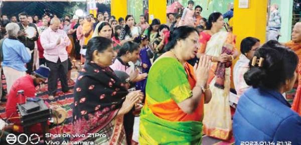 मकर संक्रांति पर अयप्पा मंदिर में विशेष पूजा