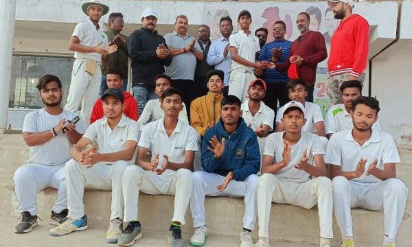 स्कूल स्तरीय क्रिकेट, आखरी लीग मैच को मल्टीपरपज स्कूल ने 38 रन से जीता