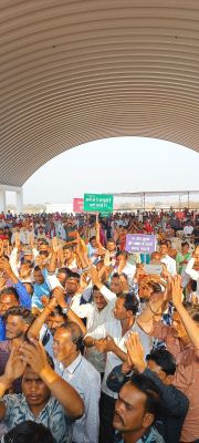 नवा रायपुर में सुविधा का अभाव, हड़ताली कर्मी को मिर्गी आया- फस्टटेड भी नहीं मिला-विजय