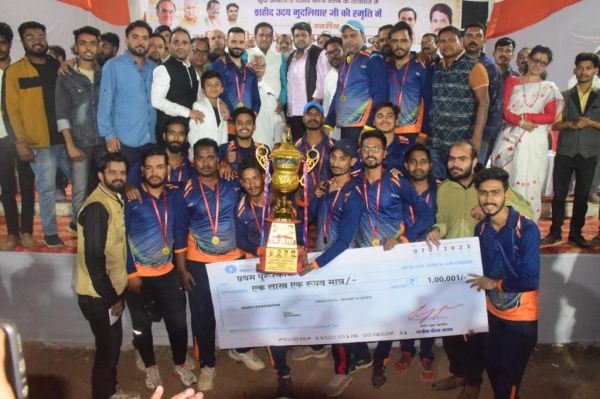 ब्राम्हणपारा ने दूसरी बार जीता खिताब, बसंतपुर को हराया