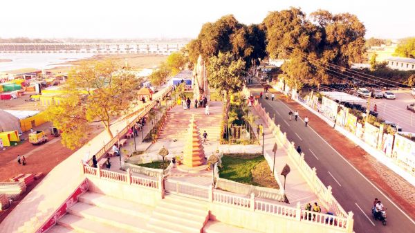 राम वनगमन पथ ने बदली राजिम संगम तट की तस्वीर, ड्रोन से भव्य तस्वीर...
