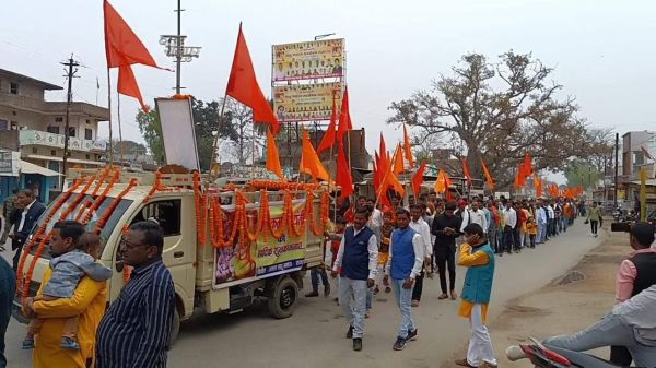 साहू समाज ने कर्मा देवी जयंती पर भव्य शोभायात्रा निकाली