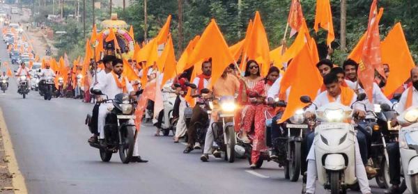 परशुराम जयंती पर सर्व ब्राह्मण समाज ने निकाली भव्य रैली