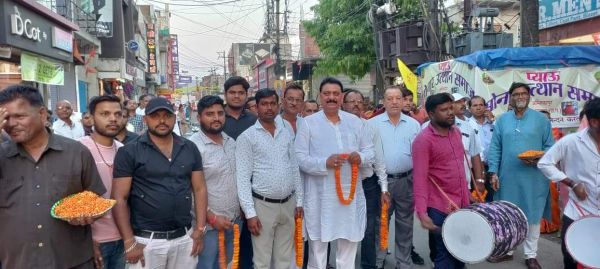 सोनार उत्थान समाज ने किया परशुराम जयंती शोभायात्रा का स्वागत