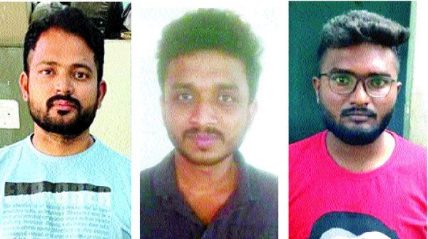 मोबाइल पर सट्टा, अहमदाबाद और रायपुर के तीन खाईवाल गिरफ्तार, 25 हजार जब्त