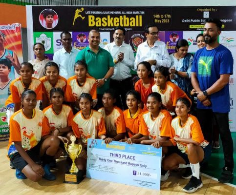 राष्ट्रीय बास्केटबॉल स्पर्धा में सरगुजा की बालिका टीम को कांस्य 