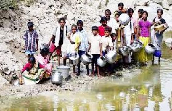 बूंद-बूंद पानी को तरस रहे केशडबरी के  आदिवासी परिवार, तालाब का पानी पीने मजबूर