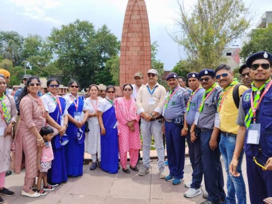भारत स्काउट्स एवं गाइड कोण्डागांव के 6 सदस्यीय टीम अमृतसर-मनाली हाईक पर 