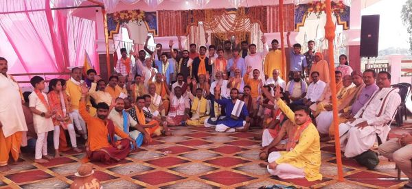 विविध धार्मिक अनुष्ठानों के साथ शिव परशुराम मंदिर का प्राण प्रतिष्ठा महोत्सव 