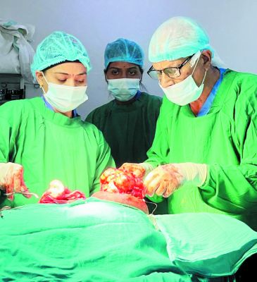 जिला अस्पताल में महिला की सफल सर्जरी