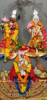 बंधवापारा मंदिर  में मना श्री कृष्ण जन्मोत्सव