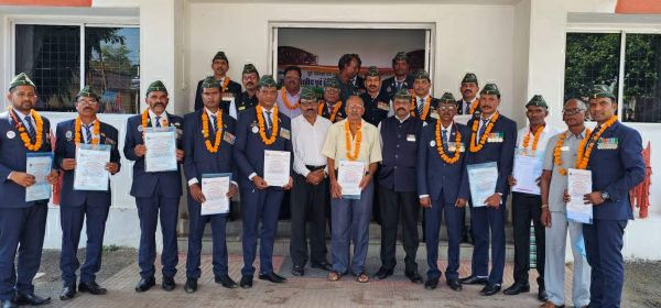 अखिल भारतीय पूर्व सैनिक सेवा परिषद की बैठक में पदाधिकारियों का मनोनयन
