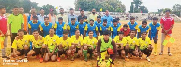ग्रामीण क्षेत्र में मोदी कप फुटबॉल टूर्नामेंट