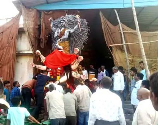 भेण्डरी में हिंगलाज देवी की झांकी का निर्माण पूरा