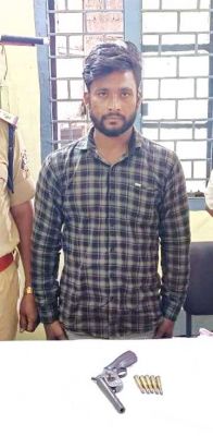 राजेंद्र नगर रोड पर कट्टा लेकर घूम रहा बिहार का युवक गिरफ्तार