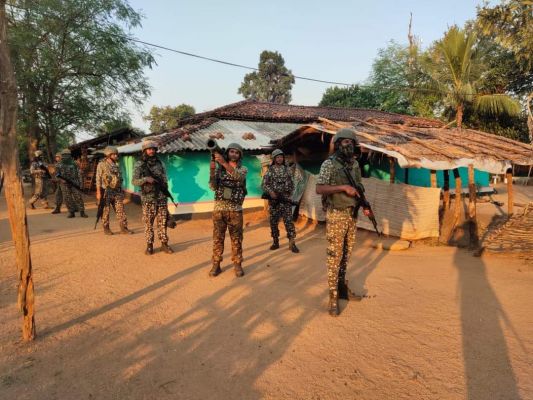 अविभाजित नांदगांव जिले की 6 सीटों के लिए पैरामिलिट्री फोर्स के 14 हजार जवान सम्हालेंगे सुरक्षा मोर्चा
