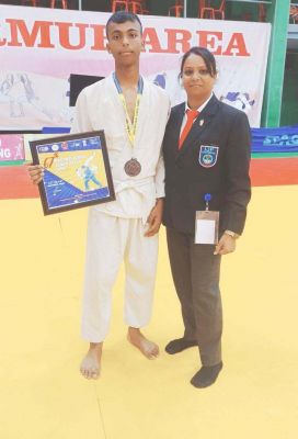 पंद्रह दिन के भीतर भिलाई के जूडो खिलाड़ी  अभय ने दो राष्ट्रीय प्रतियोगिताओं में जीता पदक 