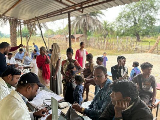 दूरस्थ गांव ककाड़ी में स्वास्थ्य शिविर, 107 की जांच