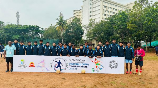 हेमचंद विवि की फुटबॉल टीम क्वालीफाई राउंड में पहुंची