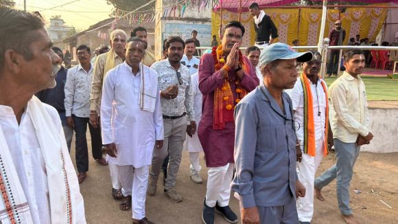देमार में धूमधाम से मनाई  गुरु घासीदास जयंती  विधायक ओंकार हुए शामिल