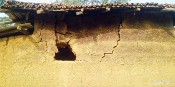 जजगी गांव के बाद रामनगर में हाथी दल का उत्पात, घर तोड़े, फसलों का नुकसान