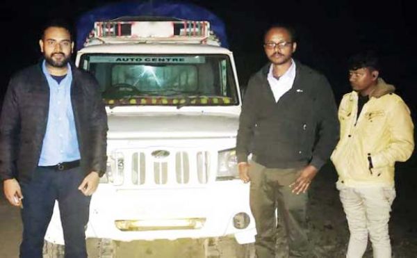 ओडिशा से अवैध परिवहन, 56 बोरी धान जब्त
