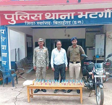 देशी-विदेशी शराब संग एक गिरफ्तार