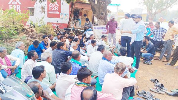 दुर्ग के किसान-मजदूर संगठनों  ने किया बंद का समर्थन 