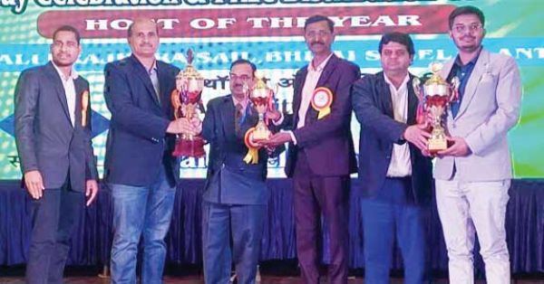 एनएमडीसी बचेली ने ए-1 खानों की श्रेणी में जीते 5 पुरस्कार