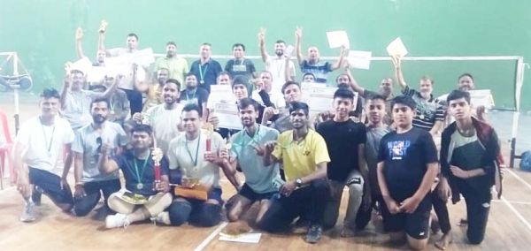 बैडमिंटन स्पर्धा, भावेश-संतोष ने मारी बाजी