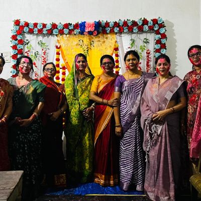 विप्रकुल की महिलाओं ने मनाया रंग पंचमी