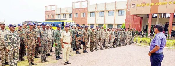 एसपी ने केन्द्रीय सुरक्षा फोर्स एमपी, तेलंगाना व बीजापुर पुलिस के जवानों की सराहना की