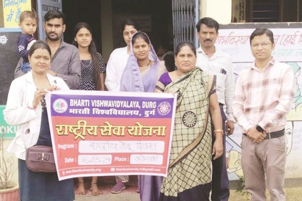 भारती विवि ने कोनारी में डेंगू दिवस पर चलाया जागरूकता अभियान