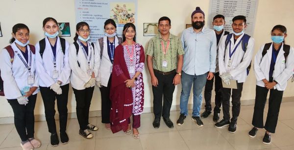 भारती विवि के फॉरेंसिक साइंस विभाग के छात्र-छात्राओं का शैक्षणिक भ्रमण