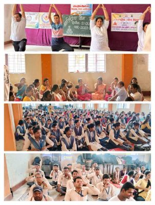 पार्वती इंस्टीट्यूट में मनाया अंतरराष्ट्रीय योग दिवस
