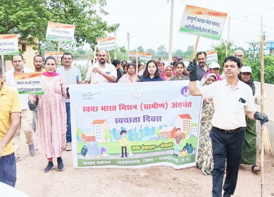 सोमनी और जंगलपुर में निकली रैली