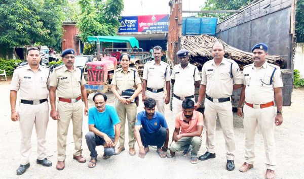 सरिया लूट, झारखंड-ओडिशा में दबिश, 3 गिरफ्तार